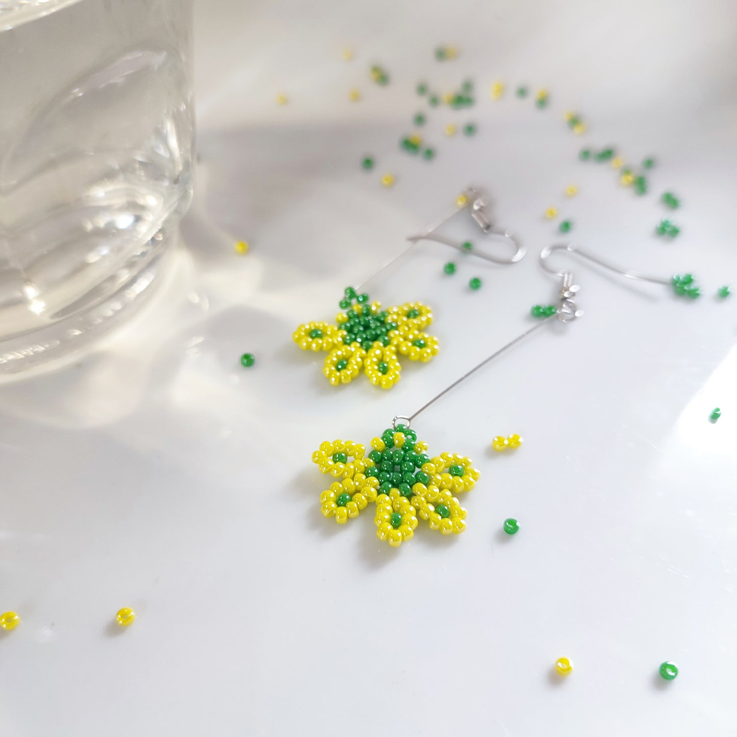 Boucles d'oreilles en perles Miyuki