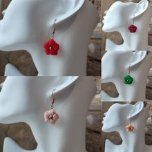 Charger l&#39;image dans la galerie, Boucles d’oreilles Crochet Fleurs
