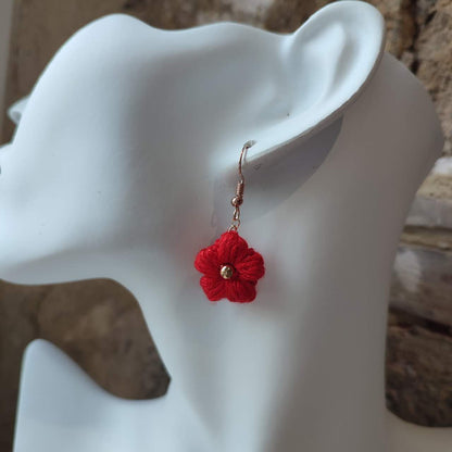 Boucles d’oreilles Crochet Fleurs