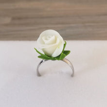 Charger l&#39;image dans la galerie, Bague rose blanc réglable
