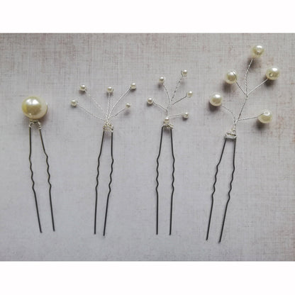 Lot de 4 Épingles à cheveux,