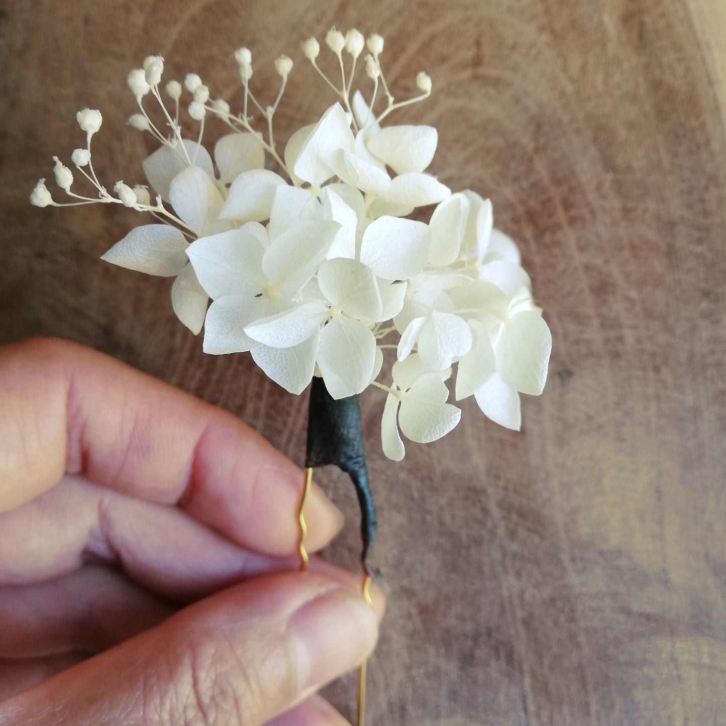 Lot de 3 épingles blanc à cheveux Liora