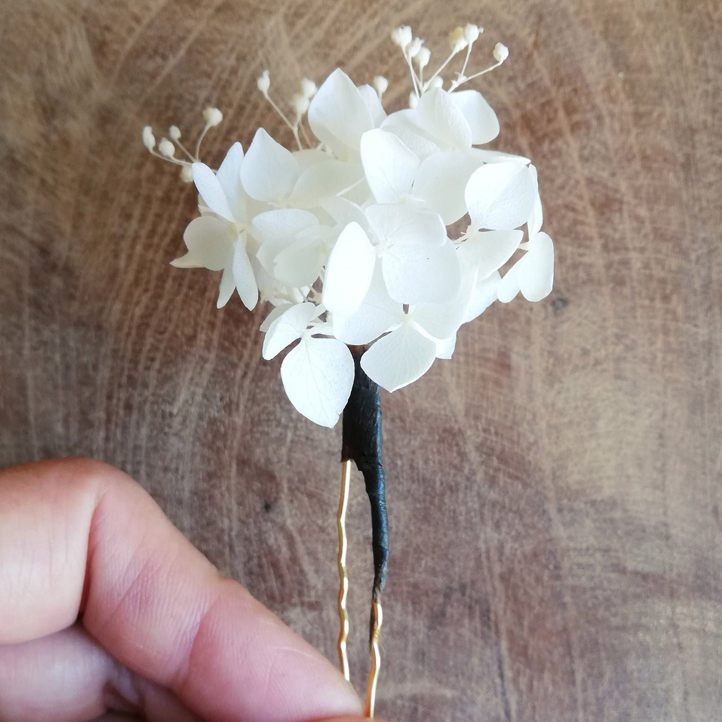 Lot de 3 épingles blanc à cheveux Liora
