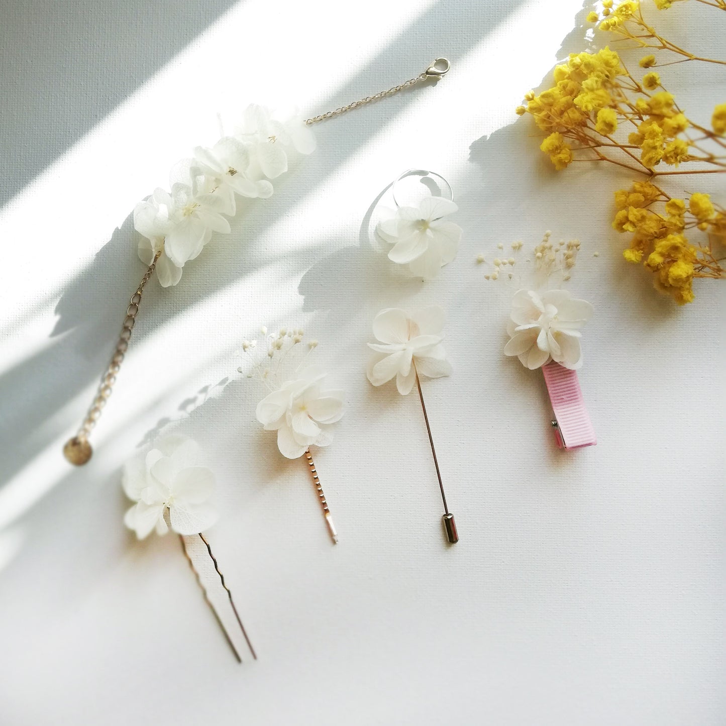 Pince en fleur stabilisées