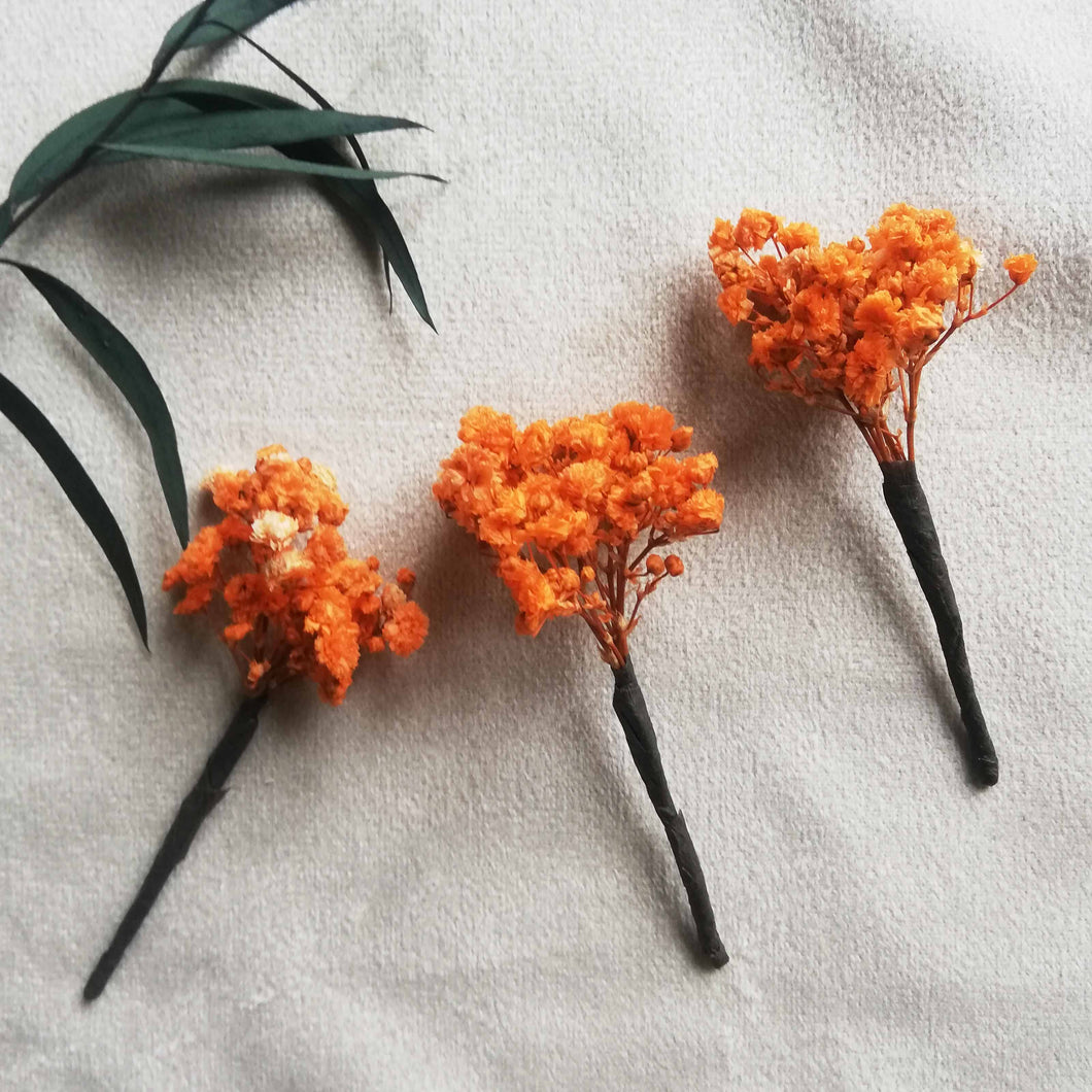 Pic Gypsophile stabilisé, Pin de fleur, épingle à cheveux fleurs stabilisées,