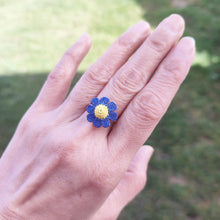 Charger l&#39;image dans la galerie, Bague fleur au crochet

