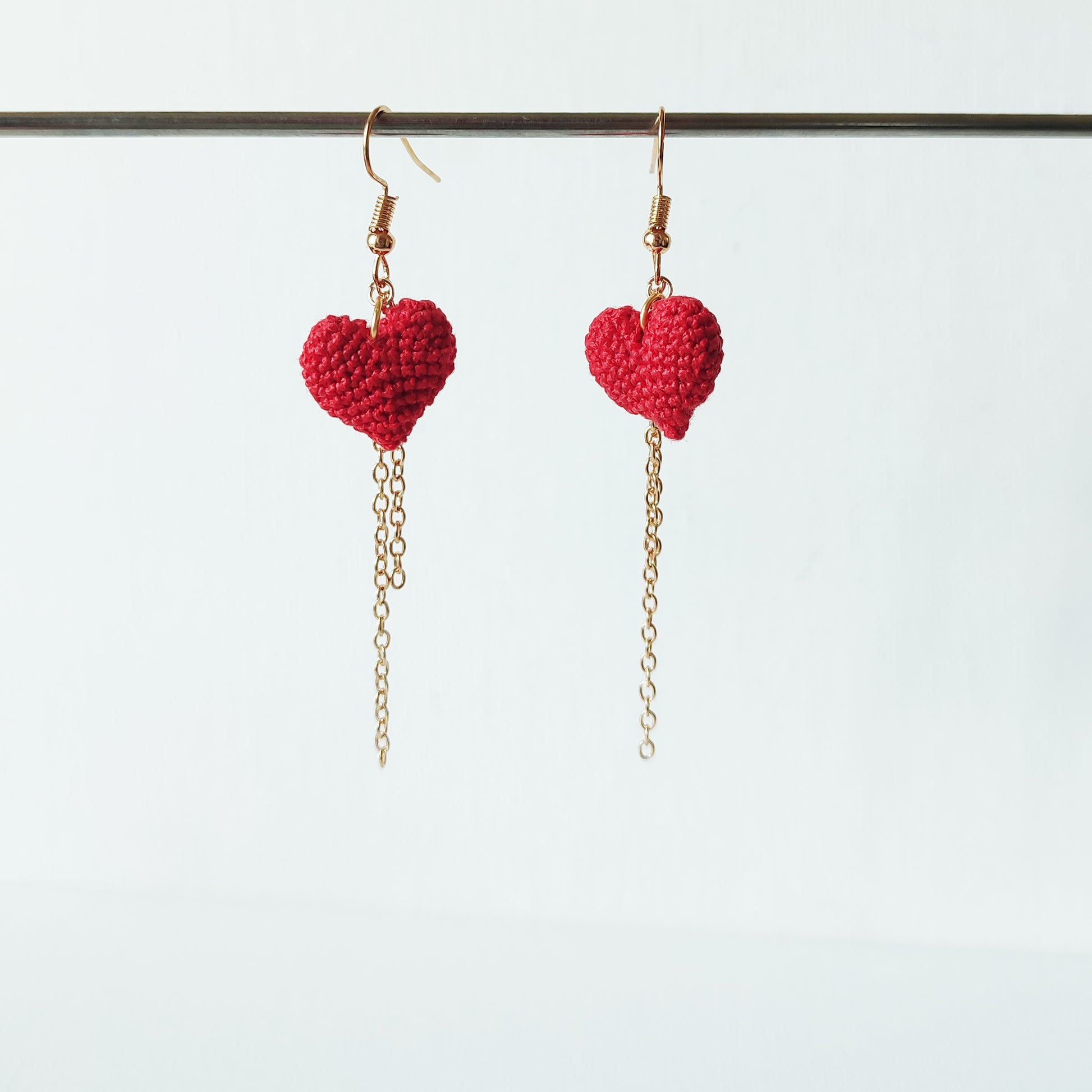 boucles d'oreilles love