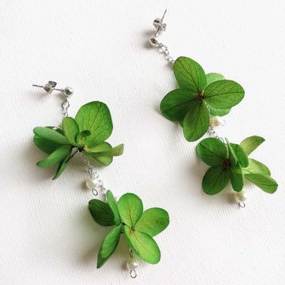 boucle oreille vert
