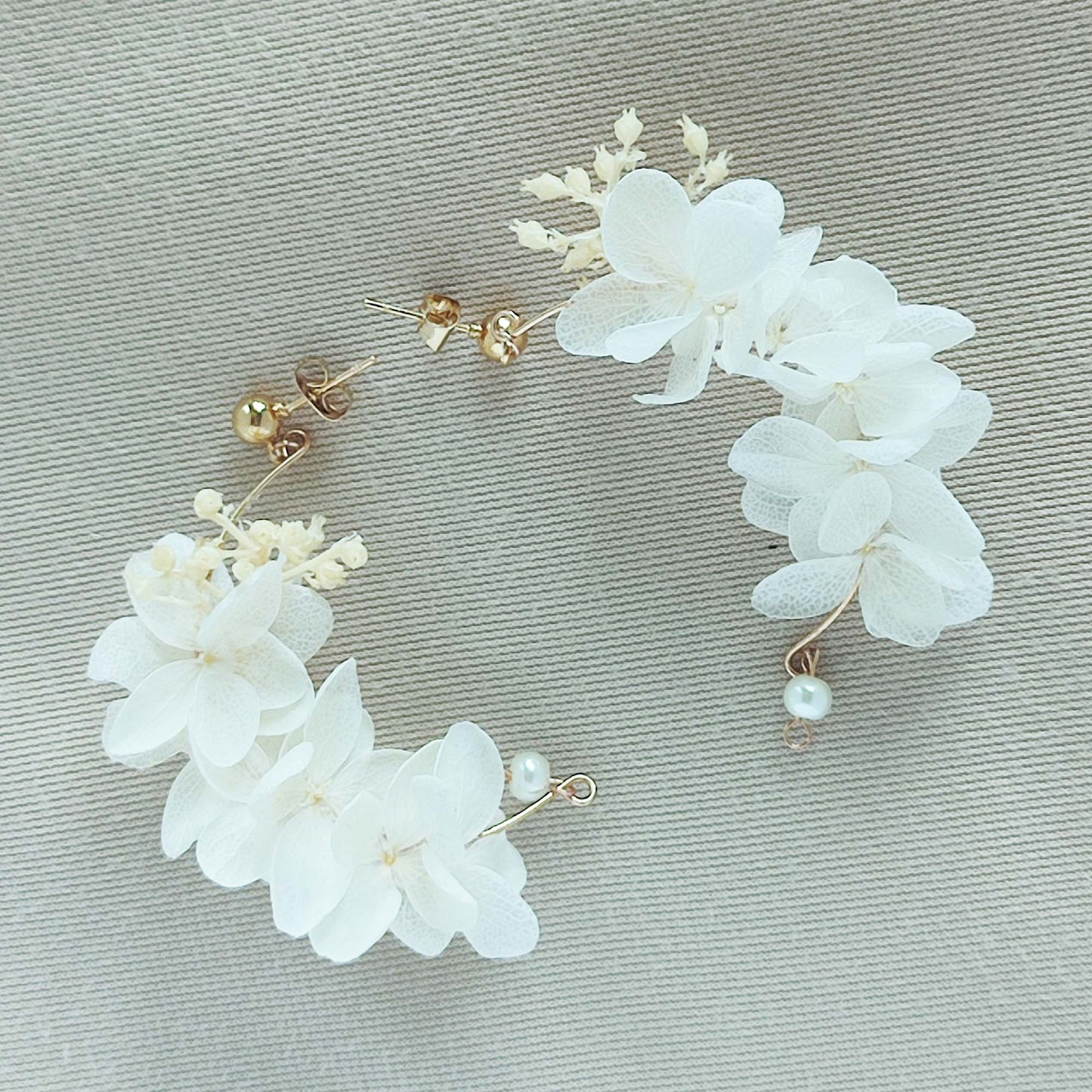 bijoux de fleurs marriage blanc