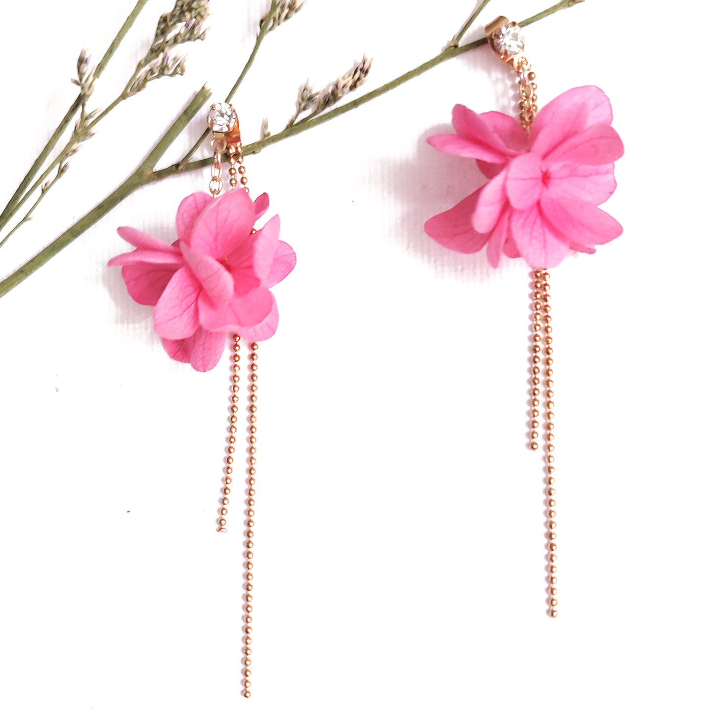 bijoux floral séchées