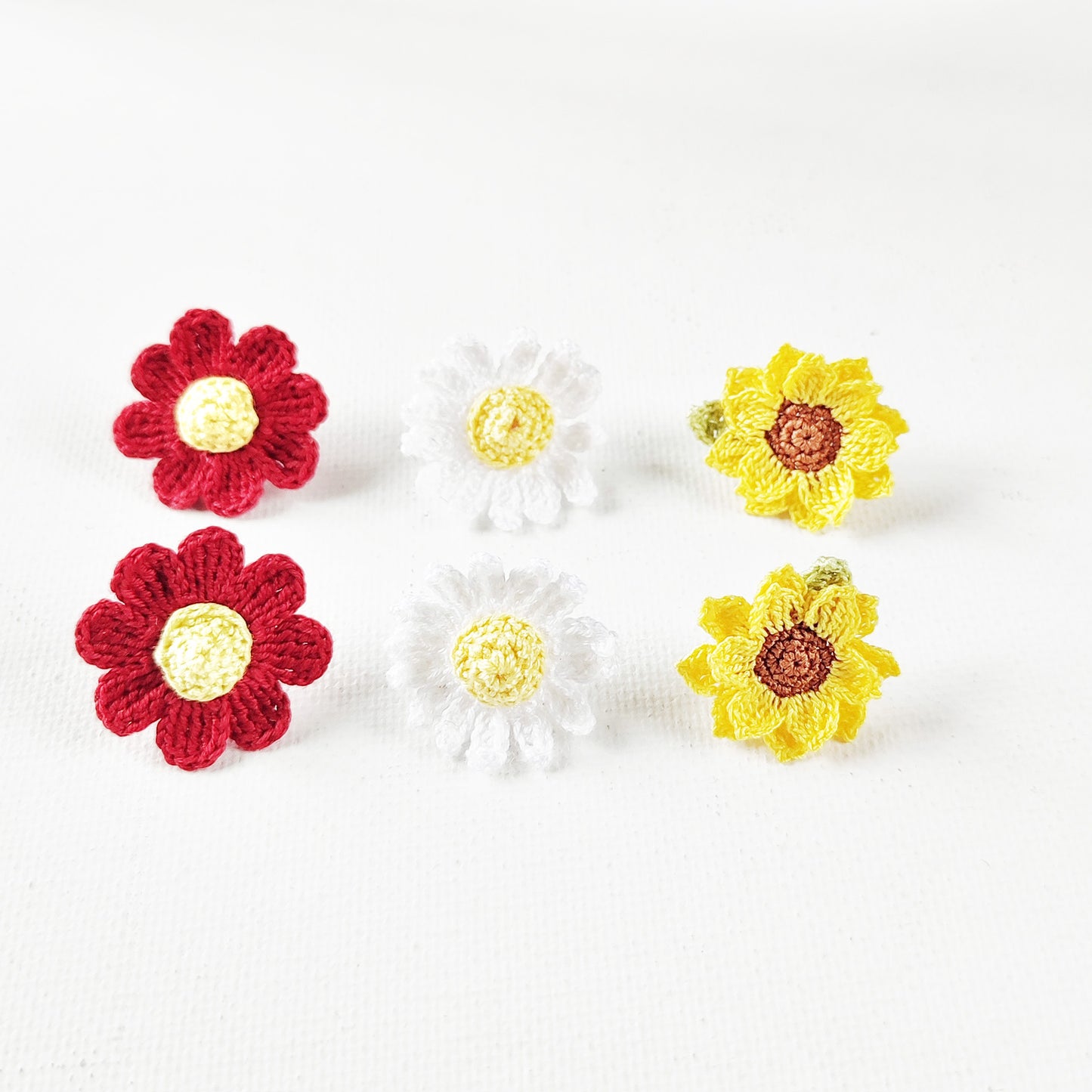 bijoux floral au crochet