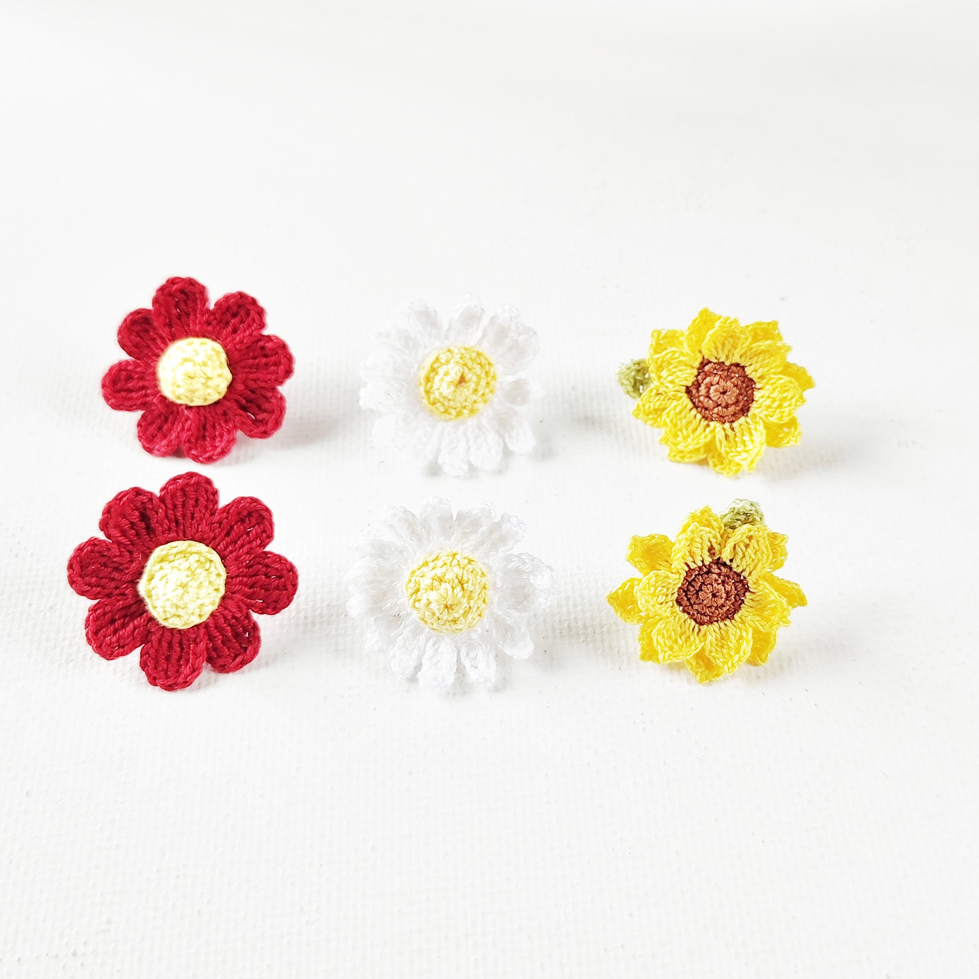 bijoux floral au crochet
