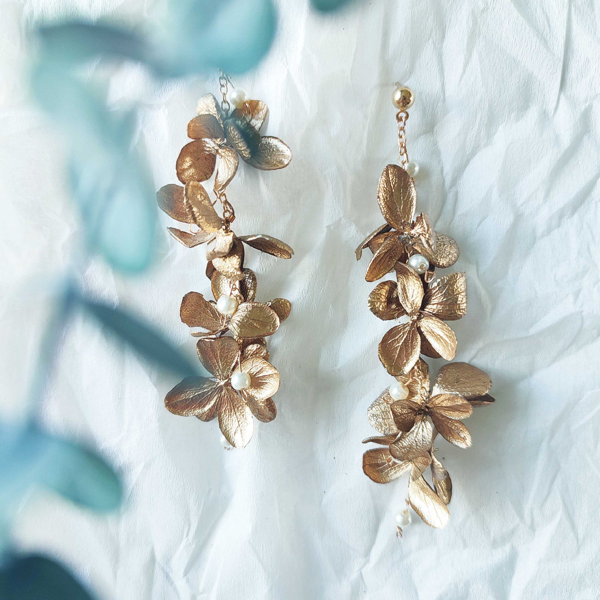 Boucles D'oreilles En Forme De Fleur En Or Pour Femmes, Bijoux Bohèmes