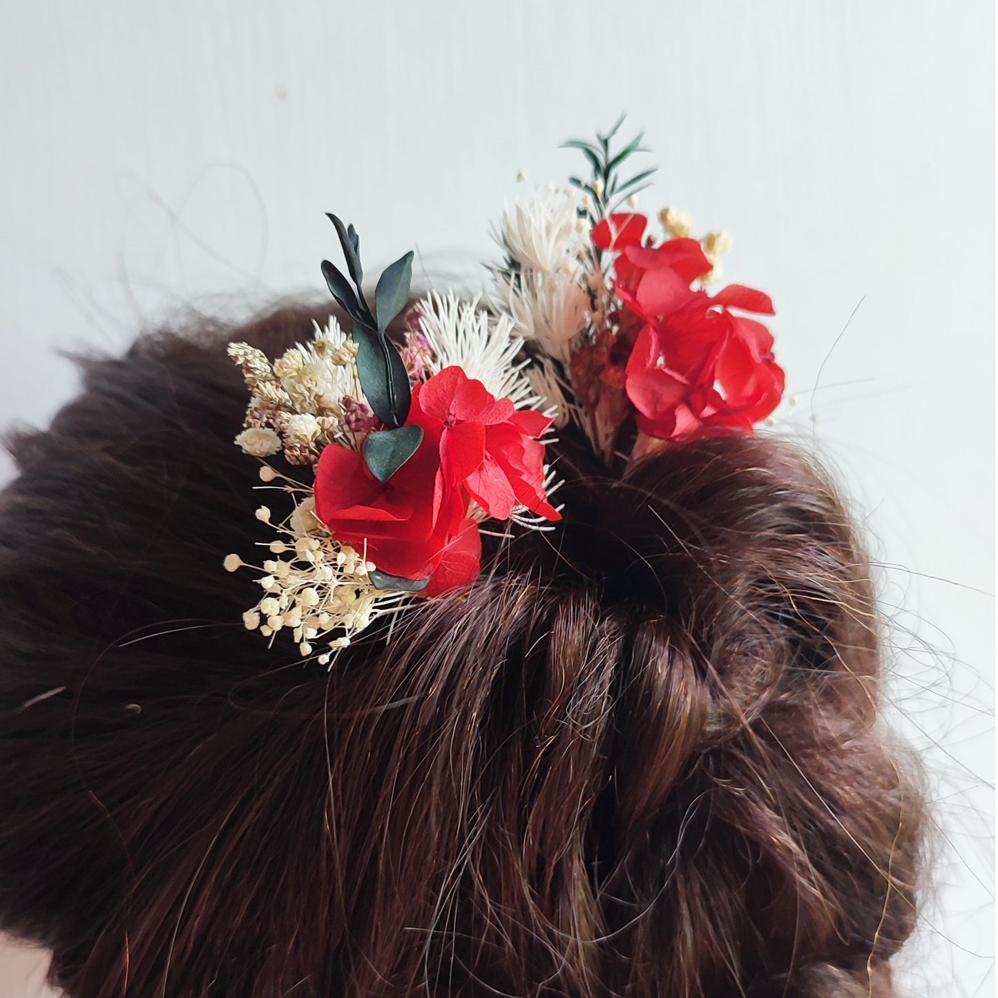 epingle en fleurs stabilisées