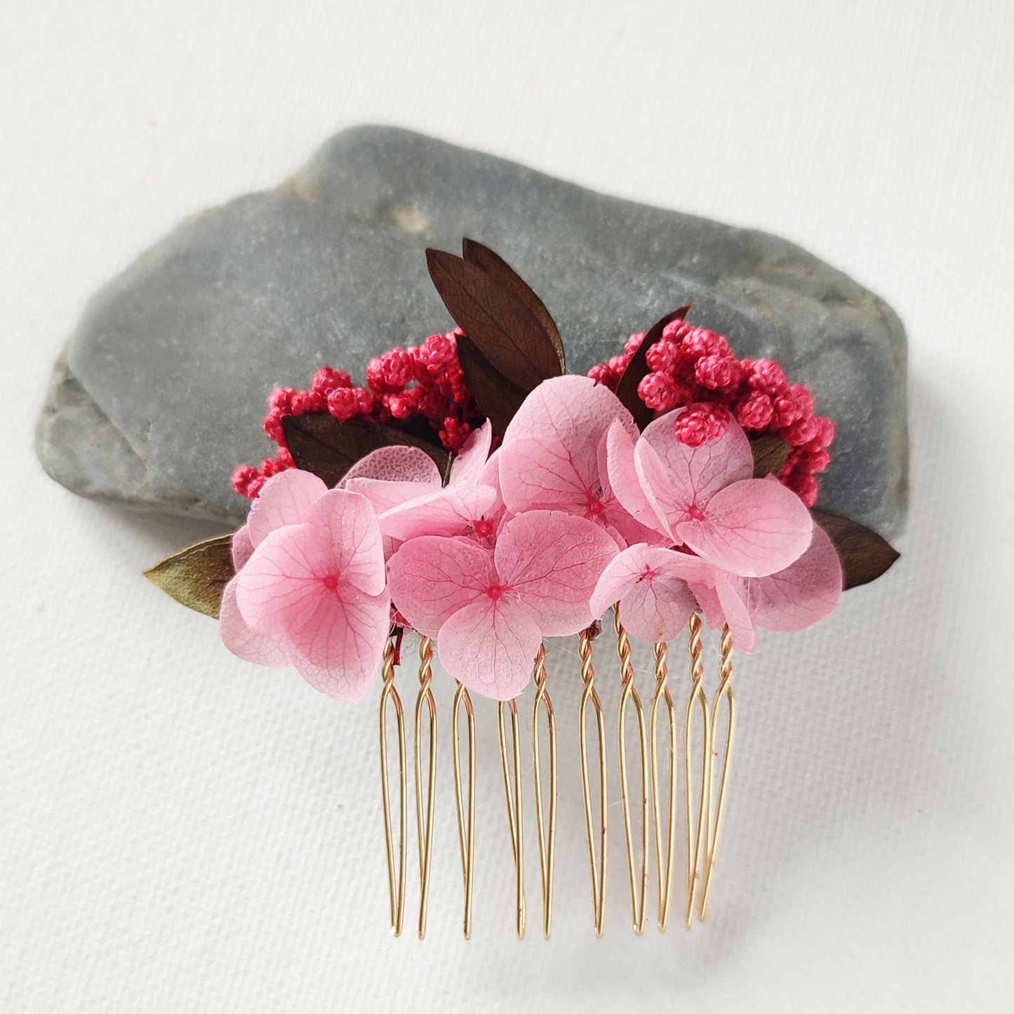peigne floral à cheveux
